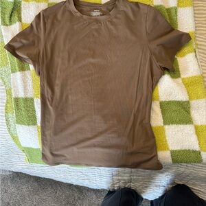 SKIMS Fits Everybody brown T-Shirt